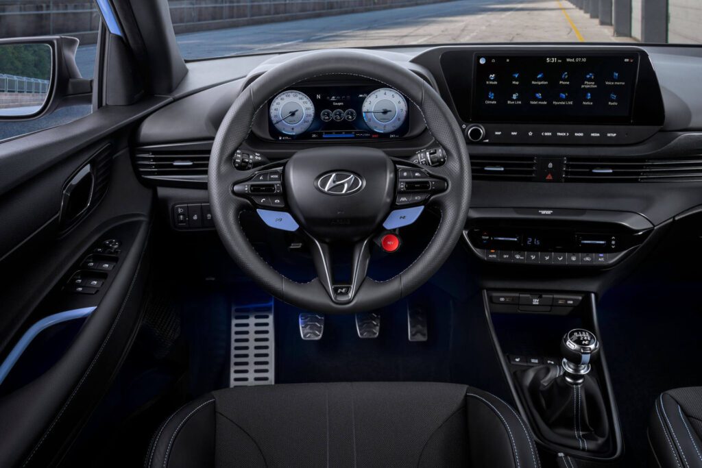 Hyundai I20 2021 בפנים